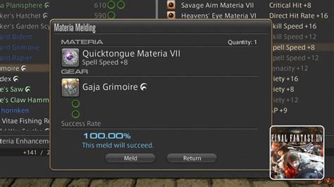 ffxiv materia quest|Where to get and how to meld materia in FFXIV .